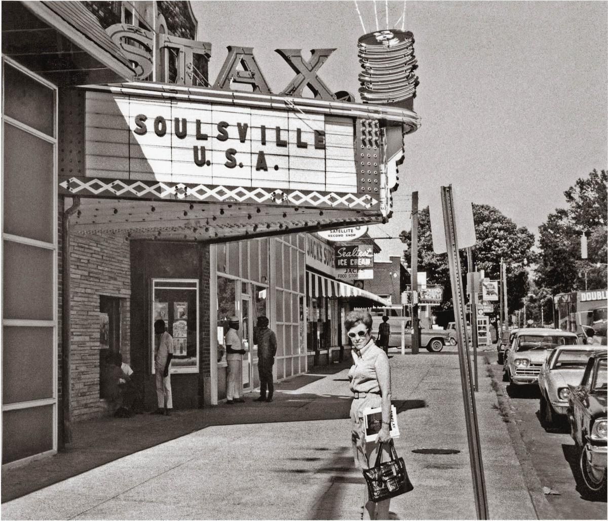 Axton Outside of Stax Records Studio 1968 cc