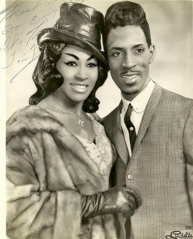 Music legends Tina and Ike Turner 1960