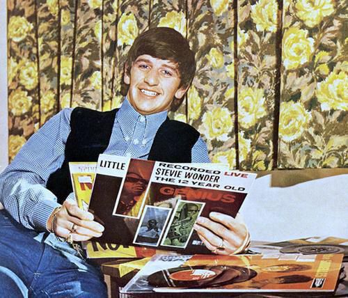 RECORDS Ringo Starr with some Motown Vinyl