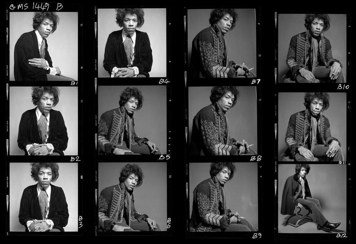 Gered Mankowitz Jimi Hendrix London 1967 Gelatin silver print 50.8 x 61 cm Gered Mankowitz Iconic Images scaled