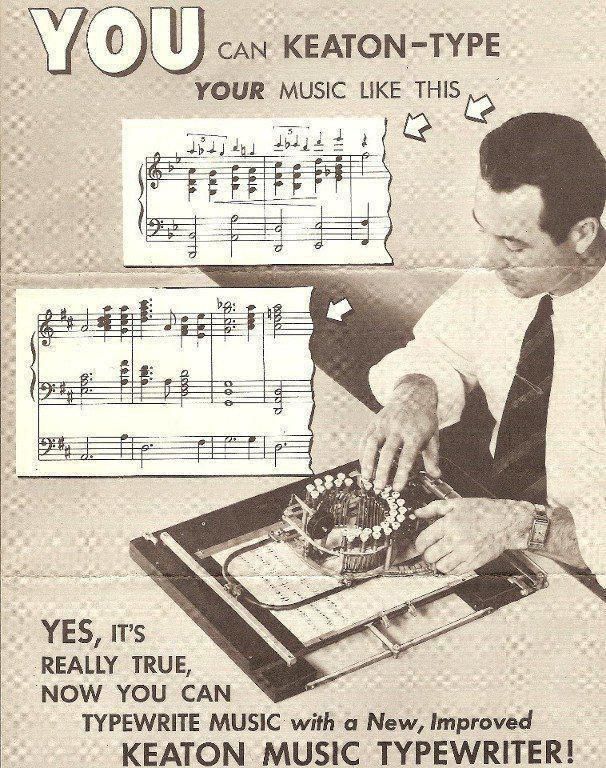 MBHT Keaton Music Typewriter brochure cover