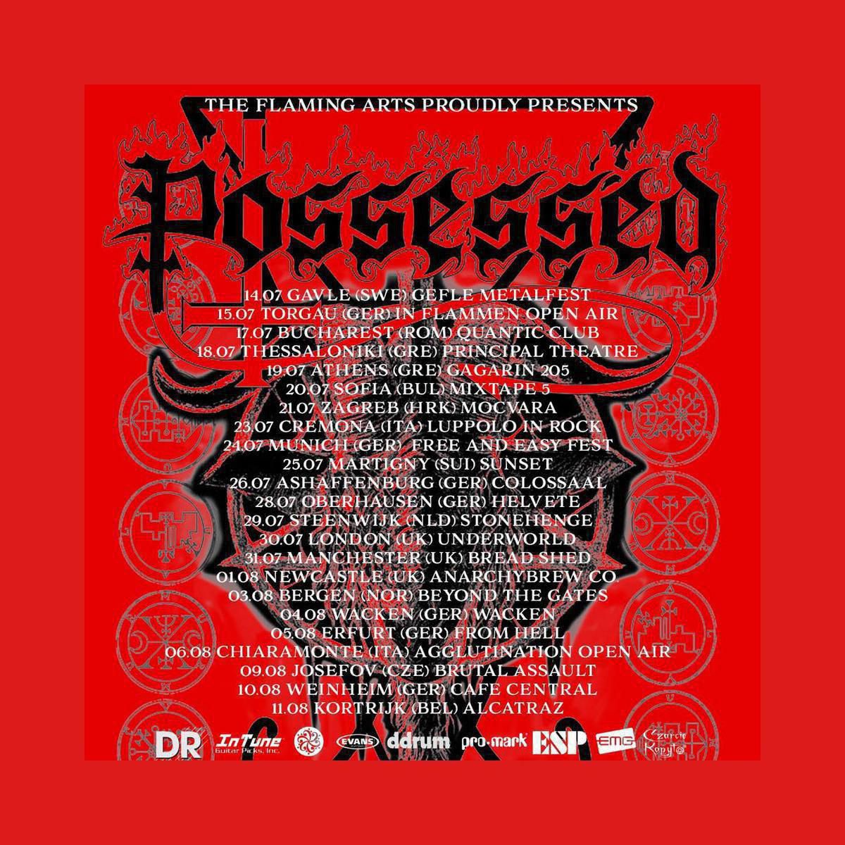 Possessed live in Greece 2023