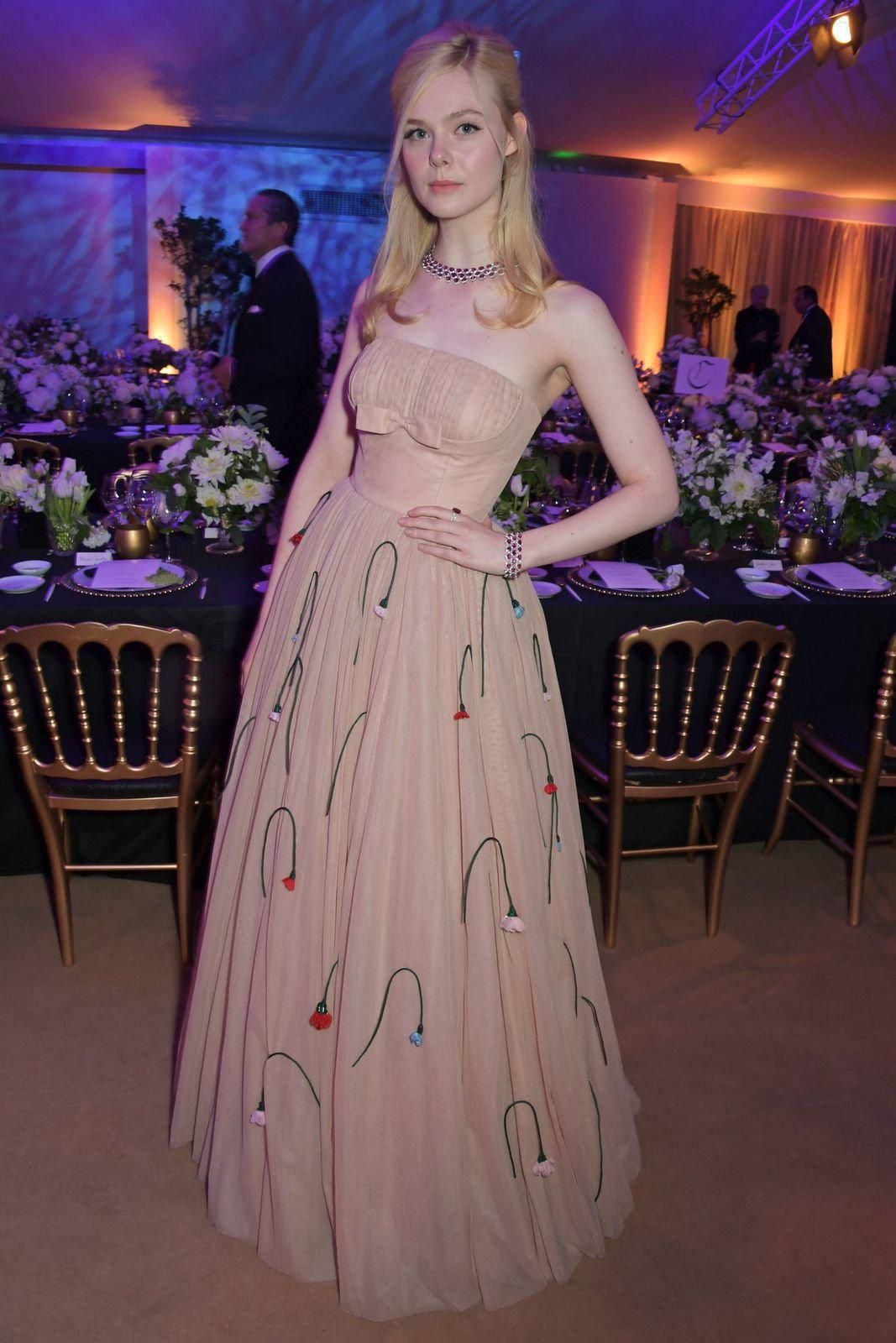 elle fanning attends the official trophee chopard dinner as news photo 1145311755 1558454478