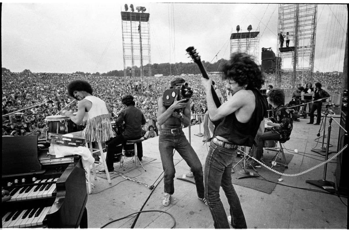 Santana πάνω στην σκηνή του Woodstock