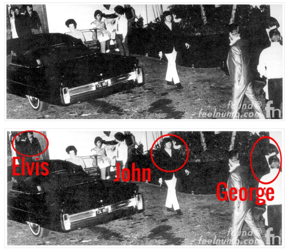 Elvis meet The Beatles
