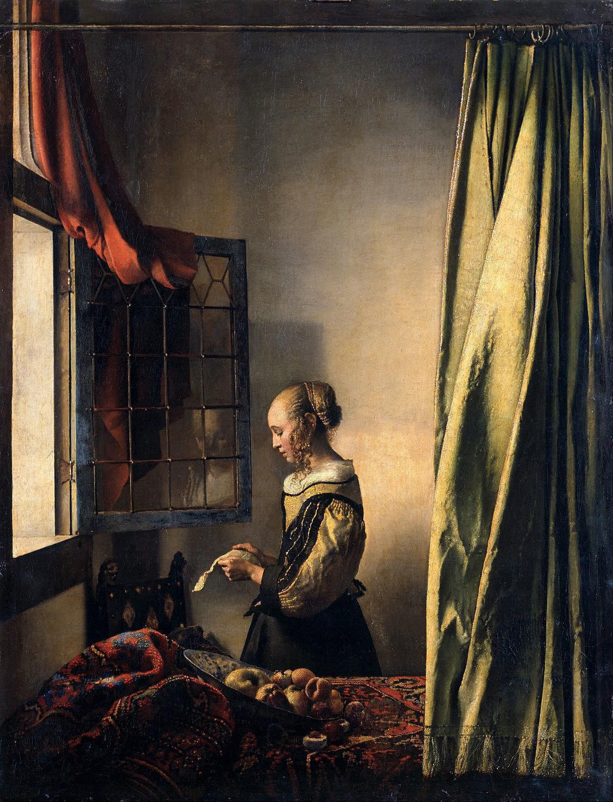 Johannes Vermeer Girl Reading a Letter by an Open Window Google Art Project