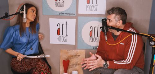 Ο Νίκος Μωραΐτης καλεσμένος της Γιώτας Τσιμπρικίδου στο #19 Art Podcast