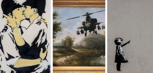O Ρόμπι Γουίλιαμς πούλησε έργα του Banksy σε δημοπρασία για 7,2 εκατ. λίρες