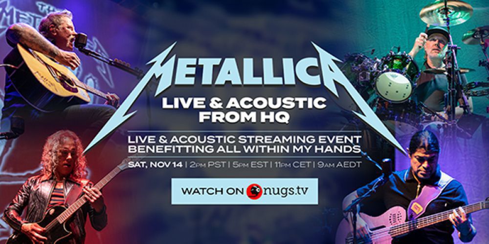 Δείτε τους Metallica live από το σπίτι