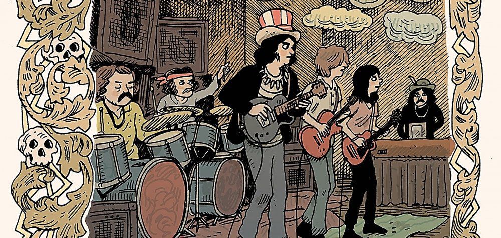 O θρυλικός Jerry Garcia και οι Grateful Dead σε κόμικ