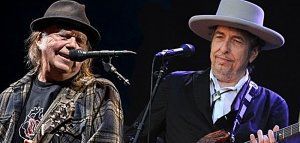 Bob Dylan και Neil Young μαζί στην σκηνή!