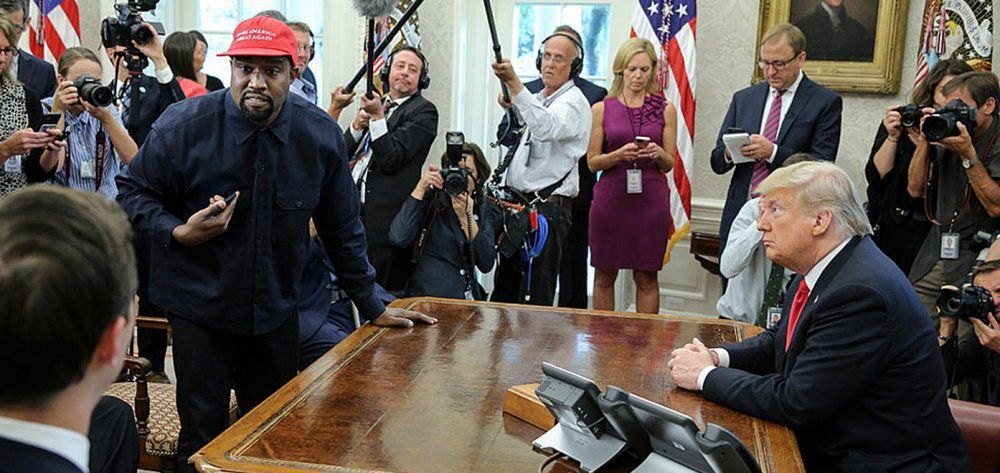 Ο Kanye West επισκέφτηκε τον Τραμπ στο Λευκό Οίκο