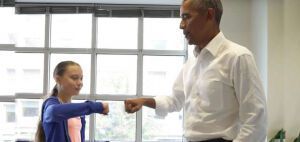 Ομπάμα στην Γκρέτα: «Εσύ και εγώ είμαστε ομάδα»