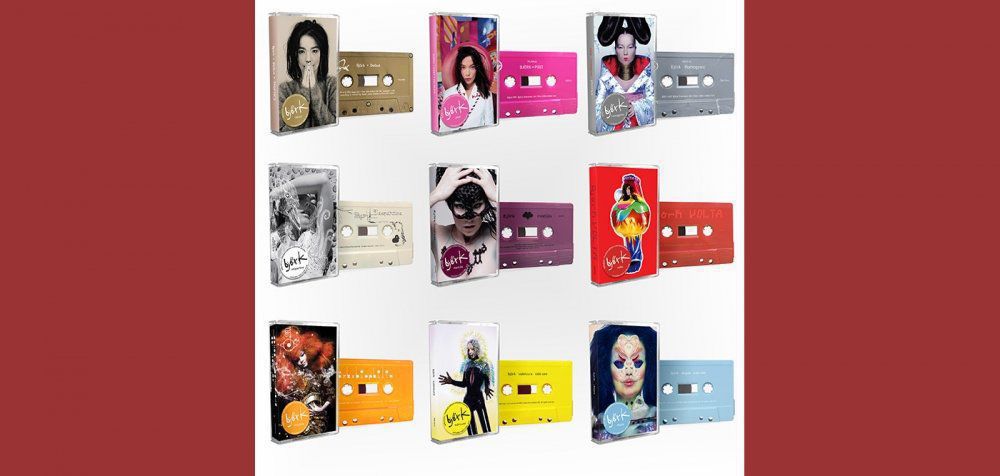 Η Björk επανακυλοφορεί τους δίσκους της σε πολύχρωμες κασέτες