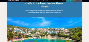 Τα 25 «λιγότερο γνωστά» ελληνικά νησιά που προτείνουν οι Times