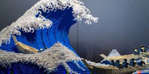 Το διάσημο «Μεγάλο Κύμα» του Χοκουσάι με 50 χιλιάδες Lego