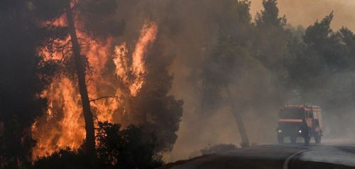Εύβοια: Μάχες για να μην ξεφύγει η φωτιά στα κεντρικά