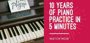 Μαθαίνετε πιάνο; Δείτε την εξέλιξη που θα έχετε κάθε χρόνο