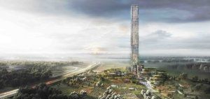 O ψηλότερος ουρανοξύστης της Ευρώπης χτίζεται σε μια δανική κωμόπολη