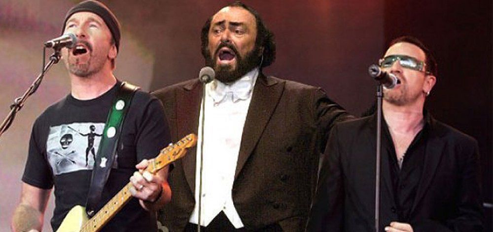 O Pavarotti ήθελε να συνεργαστεί με τους U2