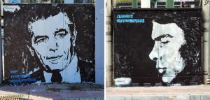 Το Περιστέρι τιμά δυο σπουδαίους με μοναδικά graffiti