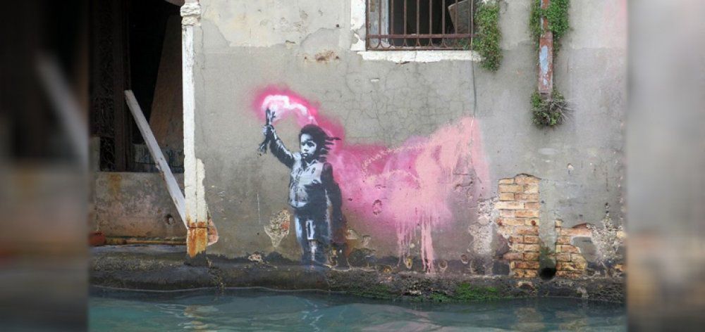 Νέος Banksy εμφανίστηκε στη Βενετία