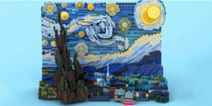 Φτιάξτε την «Έναστρη Νύχτα» του Βαν Γκογκ με Lego