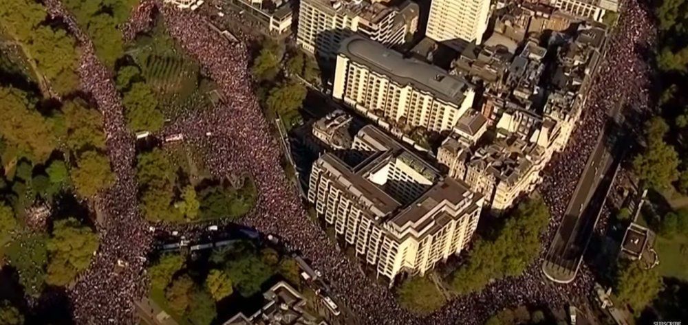 Φωνή λαού στο Λονδίνο κατά του Brexit