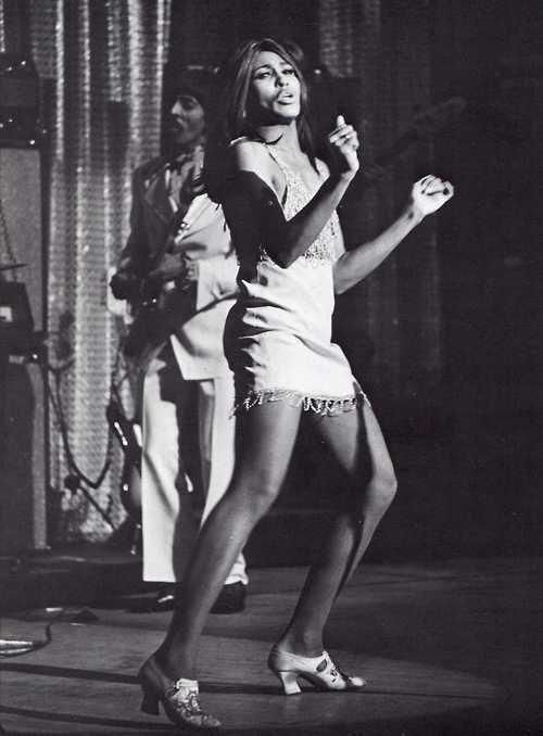 Tina Turner with Ike on stage