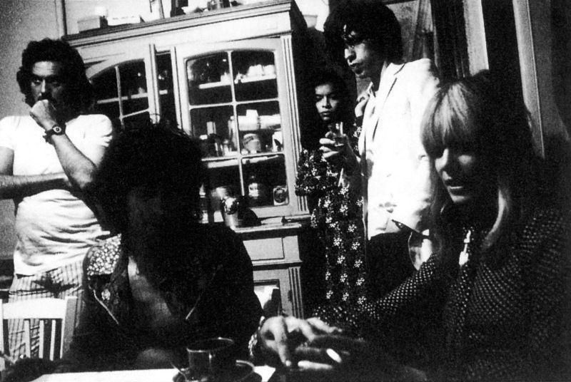 Annita Bianca with Mick and Keith