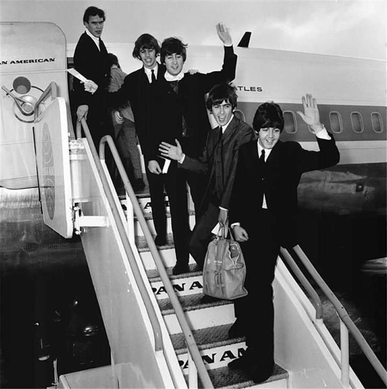 bEATLES 1st time in us