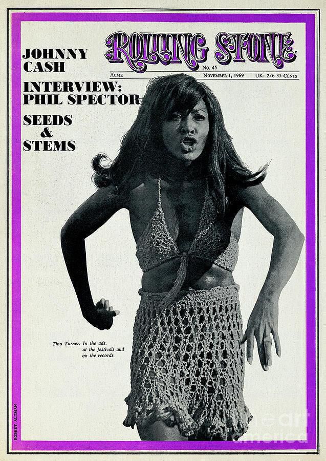 rolling stone cover volume 45 11 1 1969 tina turner