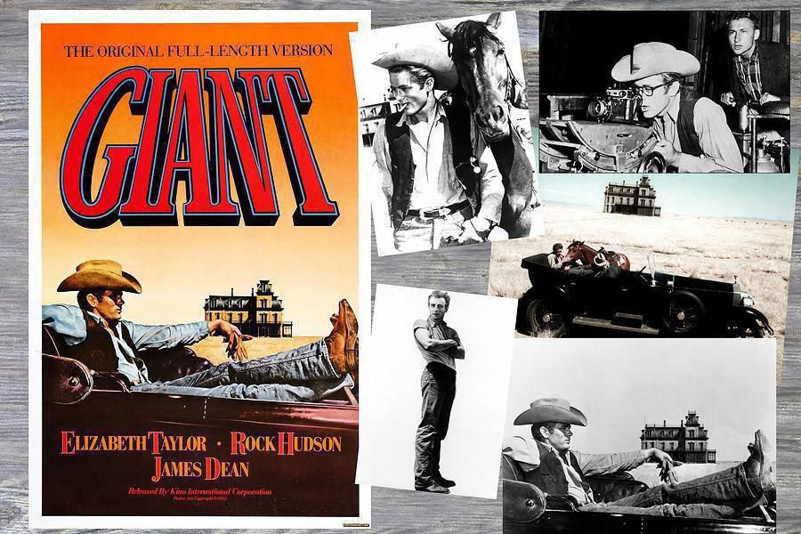 giant james dean movie photo poster collage peter nowell