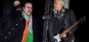 Οι U2 έπαιξαν live στην Trafalgar Square στο Λονδίνο