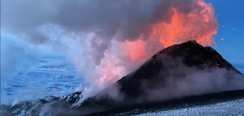 Έκρηξη στο ηφαίστειο Σιβέλιτς στην Ρωσία