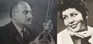 Μαρίκα Νίνου και Πρόδρομος Τσαουσάκης πίσω από το ίδιο μικρόφωνο