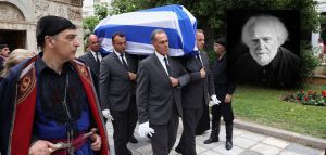 70 φωτογραφίες από την κηδεία του Γιάννη Μαρκόπουλου