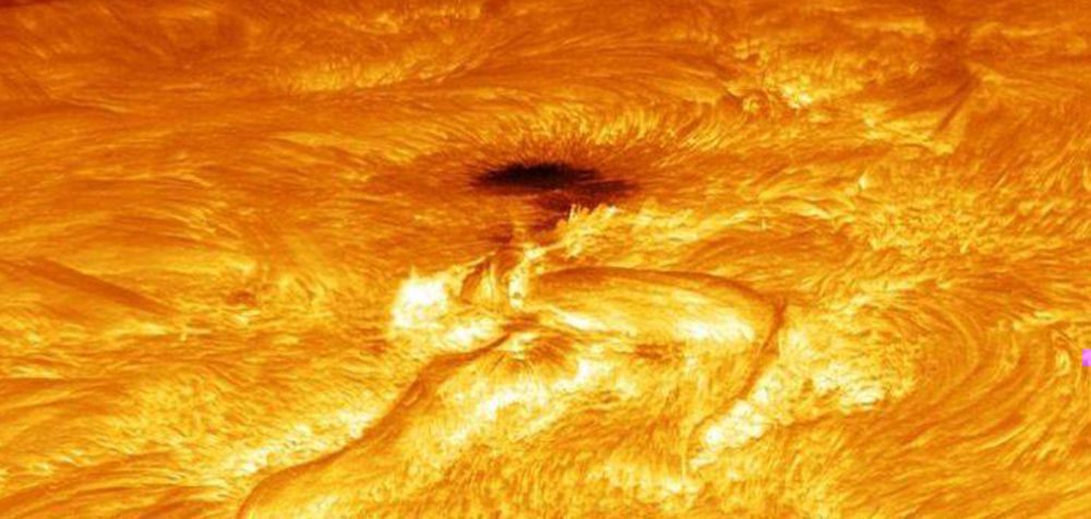 Φωτογραφήθηκε ηλιακή κηλίδα μεγαλύτερη από τη Γη