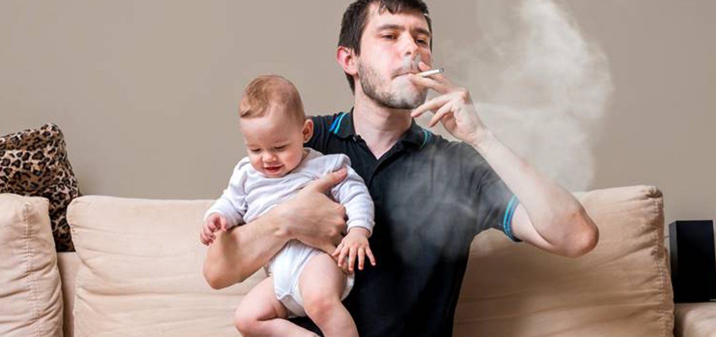 Пассивное курение вызывает задержку роста у младенцев