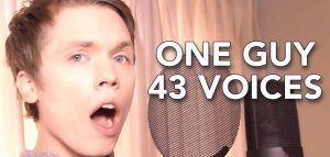 Ένας τραγουδιστής, 43 φωνές!